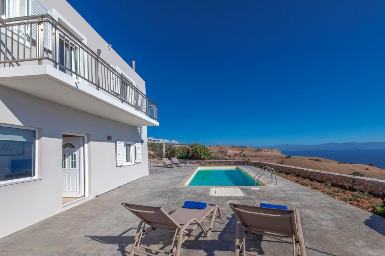 Tranquil Sea View Villa With Private Pool, Just 2Km From The Beach! Agia Galini  Bagian luar foto