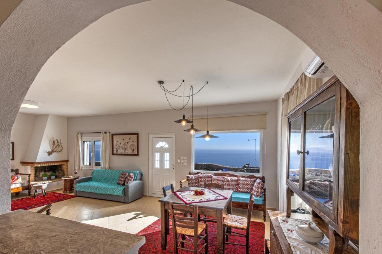 Tranquil Sea View Villa With Private Pool, Just 2Km From The Beach! Agia Galini  Bagian luar foto